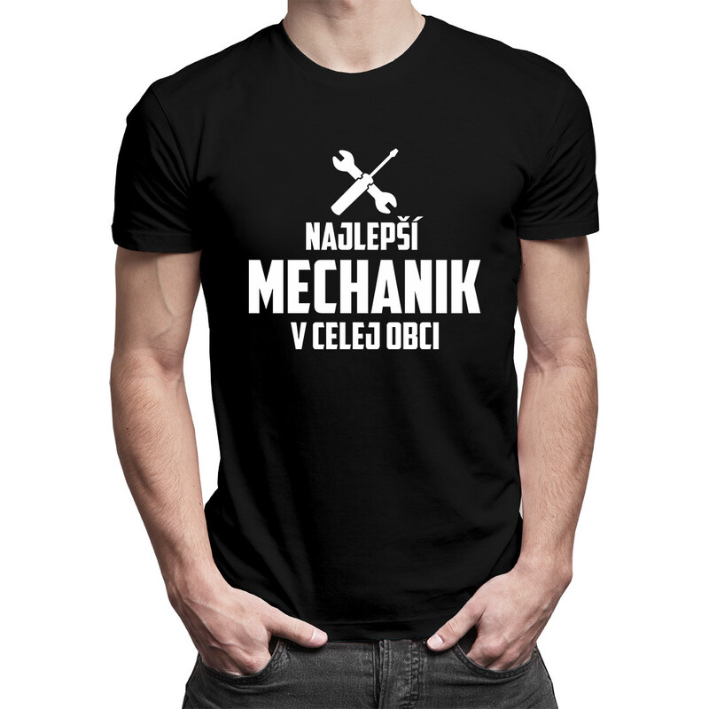 E-shop Garibald Najlepší mechanik v celej obci - pánske tričko s