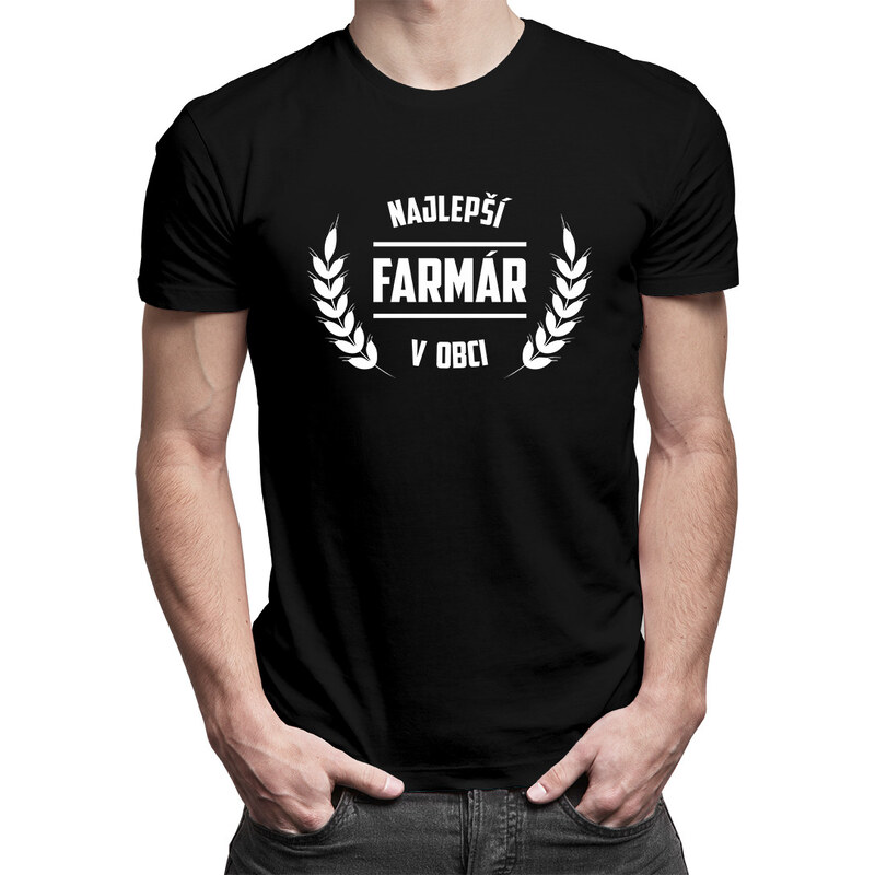 E-shop Garibald Najlepší farmár v obci - pánske tričko s potlačou