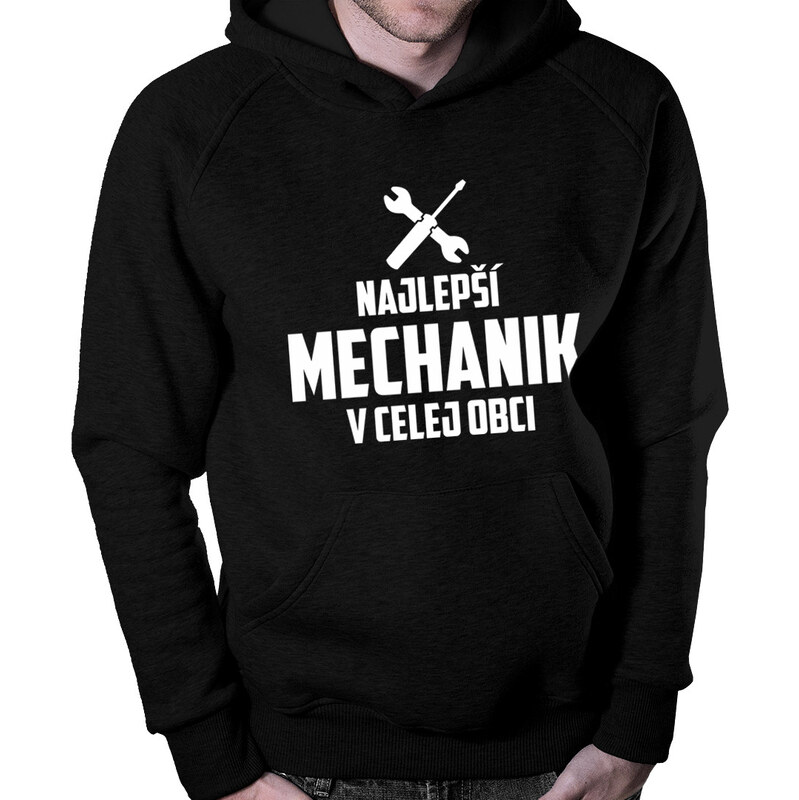 E-shop Garibald Najlepší mechanik v celej obci - pánska mikina s