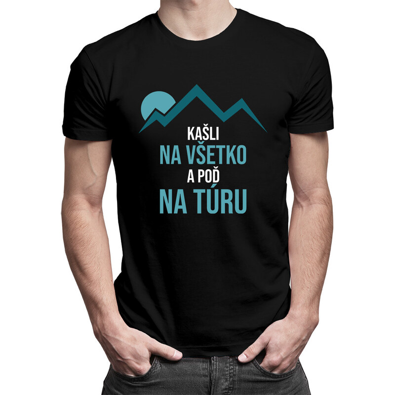 E-shop Garibald Kašli na všetko a poď na túru - pánske tričko s