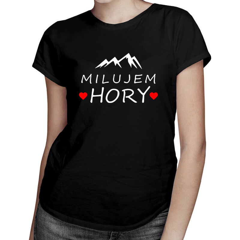 E-shop Garibald Milujem hory - dámske tričko s potlačou
