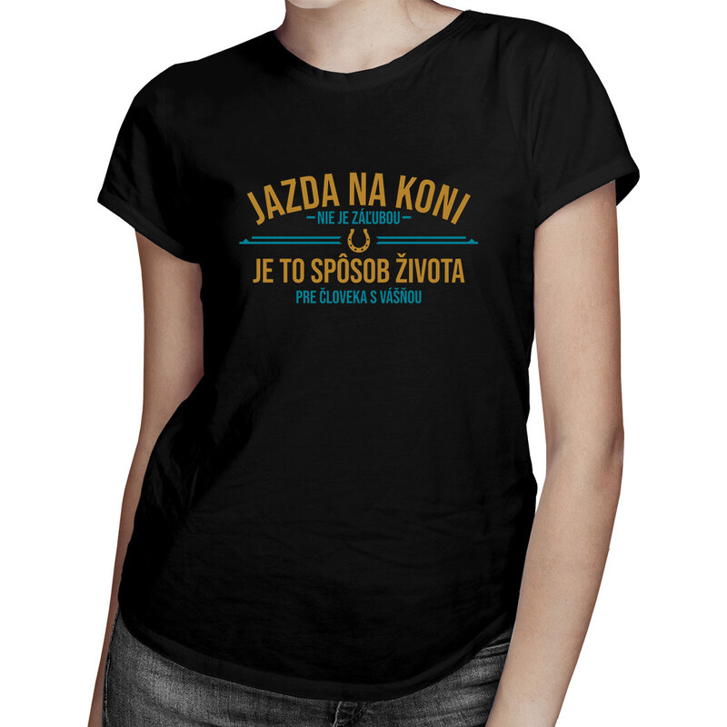 E-shop Garibald Jazda na koni nie je záľubou, je to spôsob života -