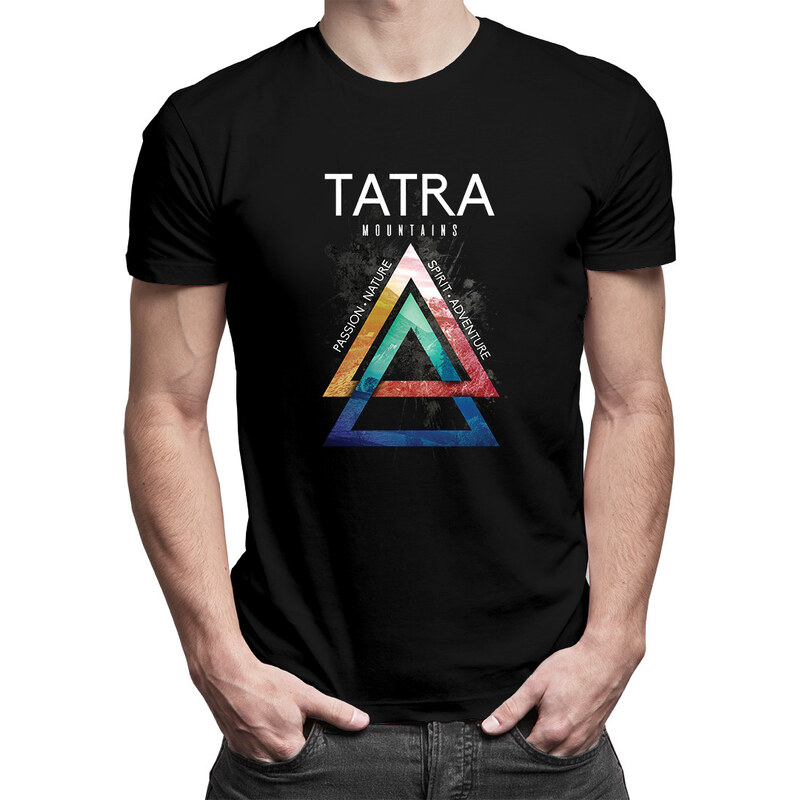 E-shop Garibald Tatra mountains - passion - pánske tričko s potlačou