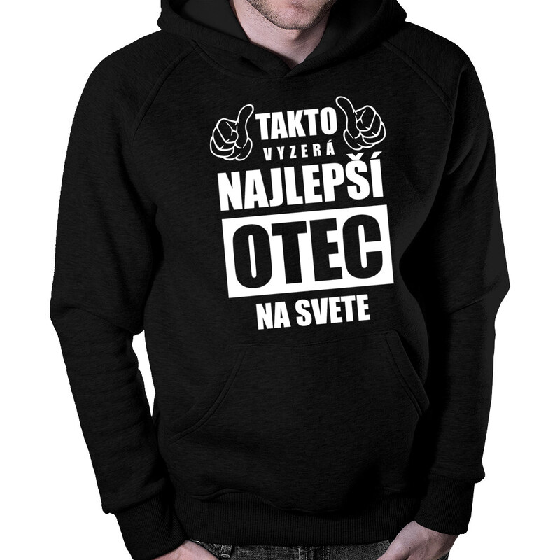 E-shop Garibald Takto vyzerá najlepší otec na svete - pánska mikina s