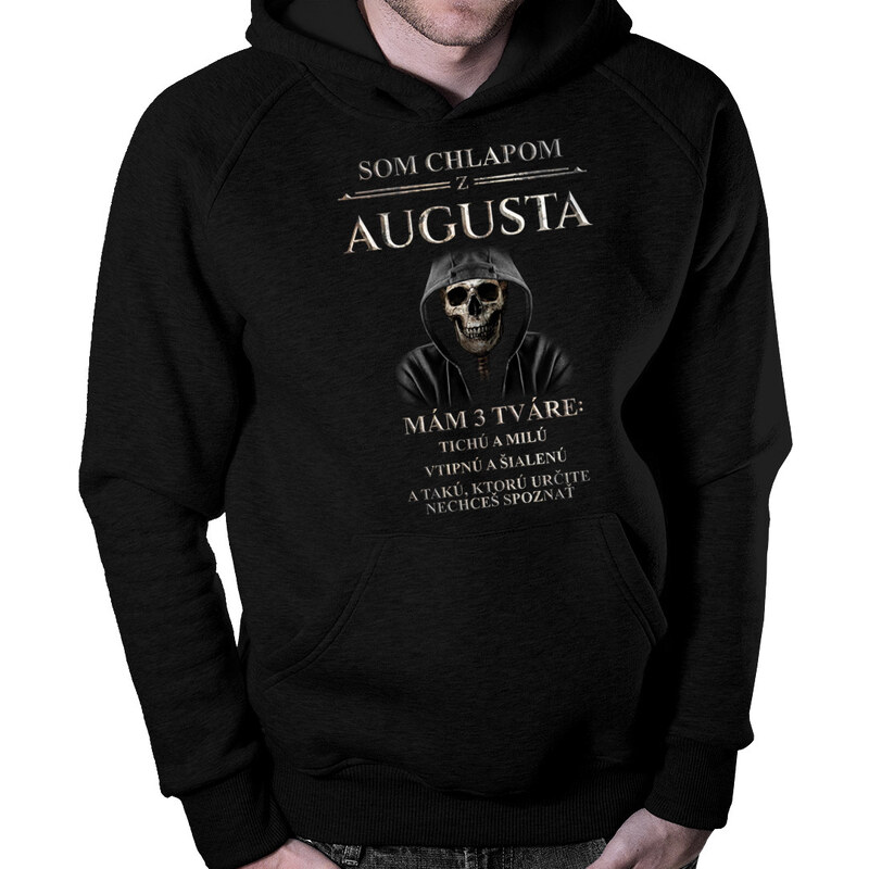 E-shop Garibald Som chlapom z augusta. Mám 3 tváre - pánska mikina s