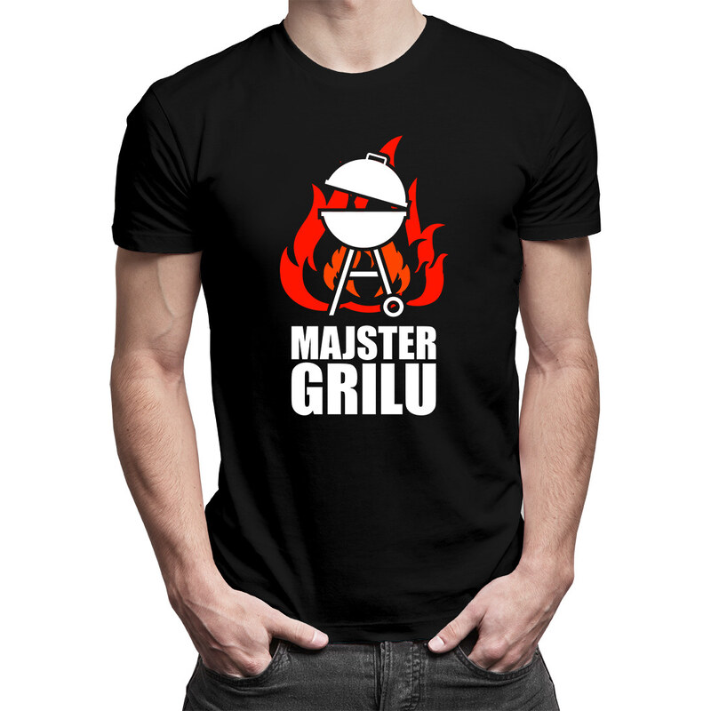 E-shop Garibald Majster grilu - pánske tričko s potlačou