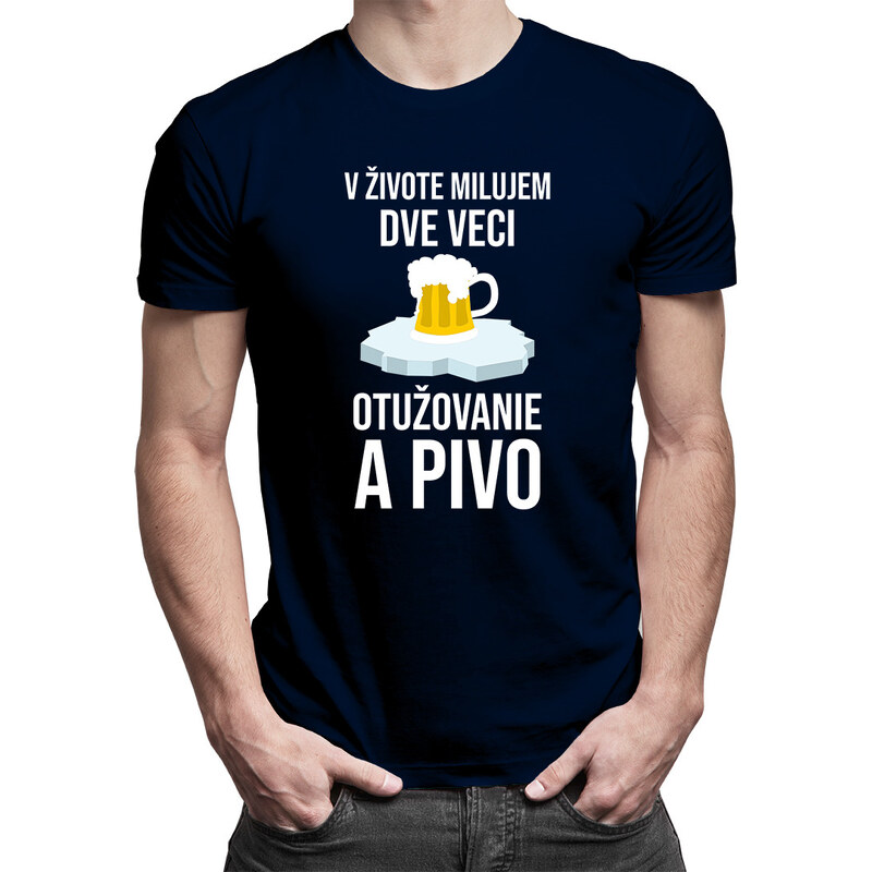 E-shop Garibald V živote milujem dve veci: otužovanie a pivo - pánske