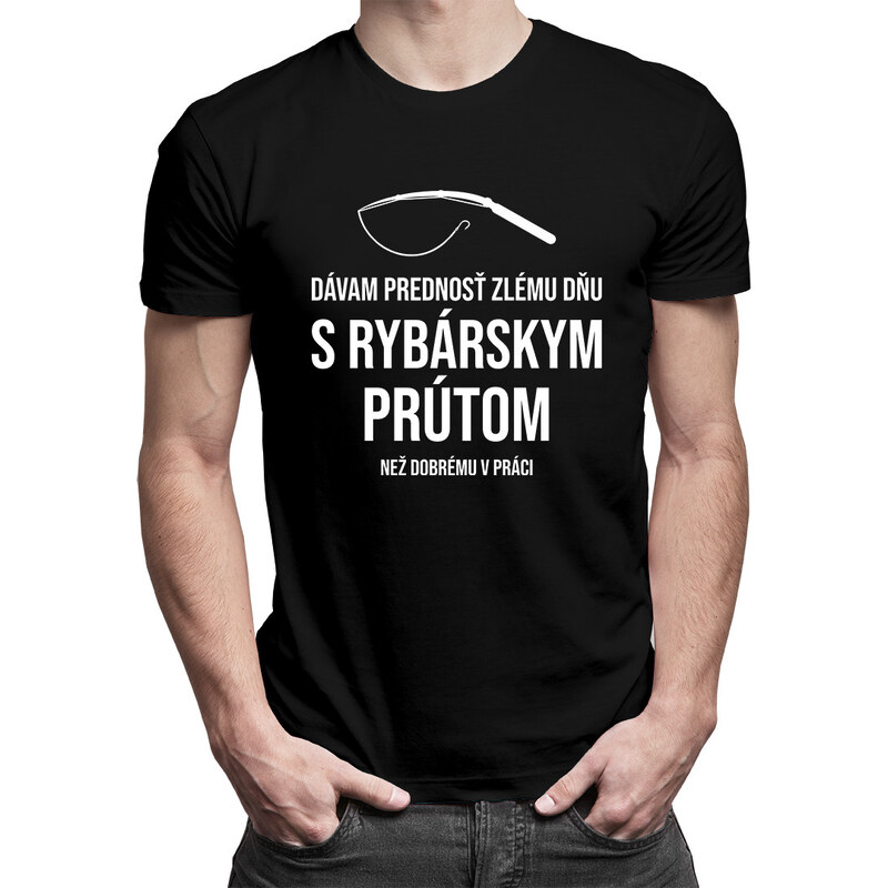 E-shop Garibald Dávam prednosť zlému dňu s rybárskym prútom - pánske