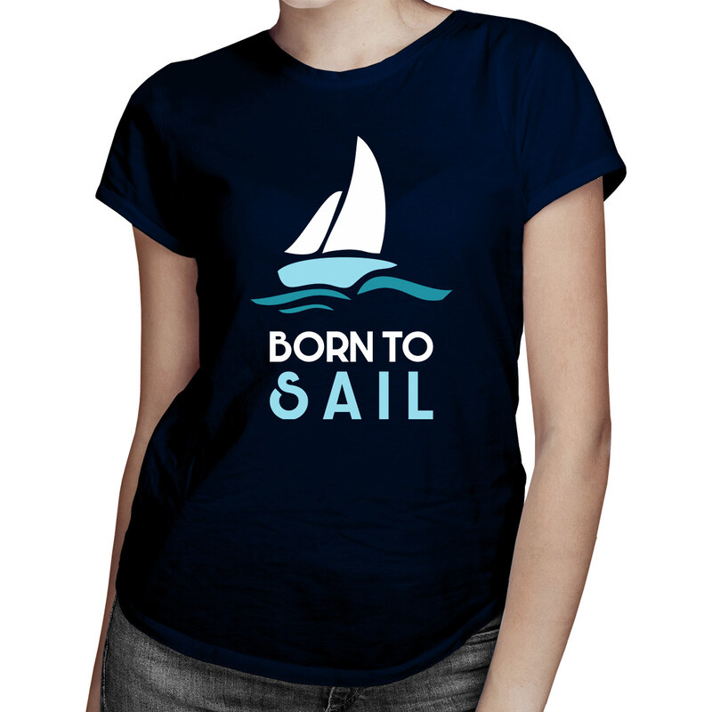 E-shop Garibald Born to sail - dámske tričko s potlačou