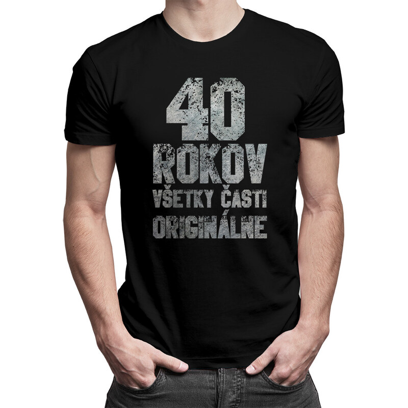 E-shop Garibald 40 rokov - všetky časti originálne - pánske tričko s