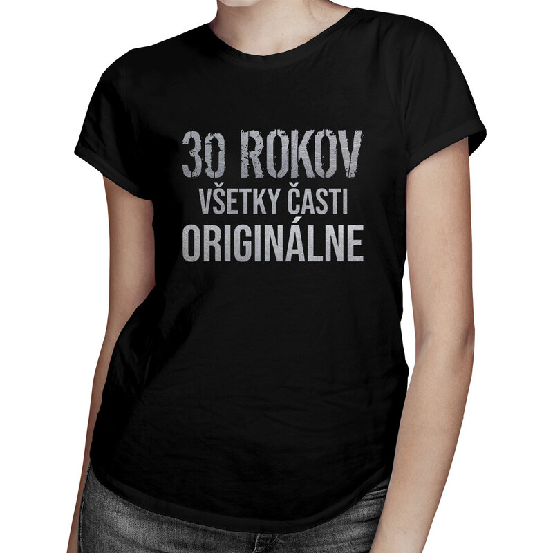 E-shop Garibald 30 rokov - všetky časti originálne - dámske tričko s