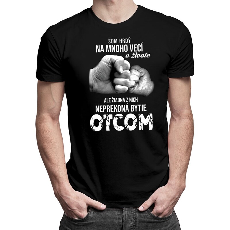 E-shop Garibald Som hrdý na mnoho vecí v živote - pánske tričko s