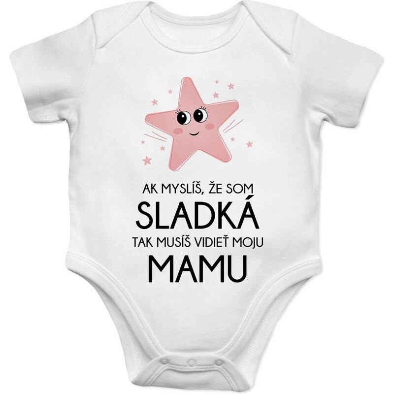 E-shop Garibald Ak myslíš, že som sladká - body s potlačou