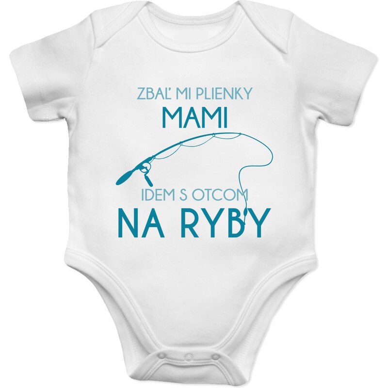 E-shop Garibald Zbaľ mi plienky, mami, idem s otcom na ryby - body s