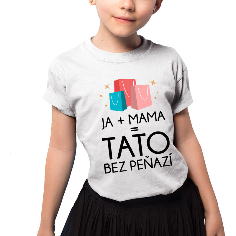 E-shop Garibald Tato bez peňazí - detské tričko s potlačou