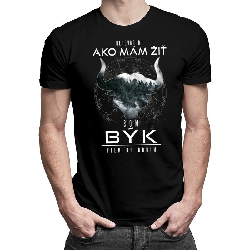 E-shop Garibald Som býk, viem, čo robím - pánske tričko s potlačou
