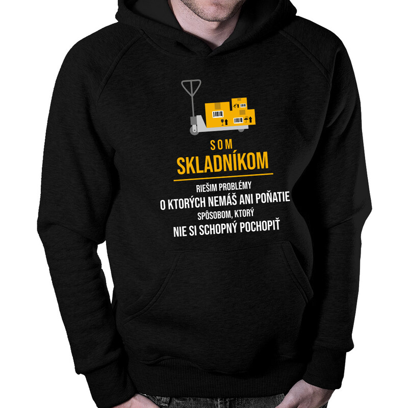 E-shop Garibald Som skladníkom - riešim problémy - Pánska mikina s
