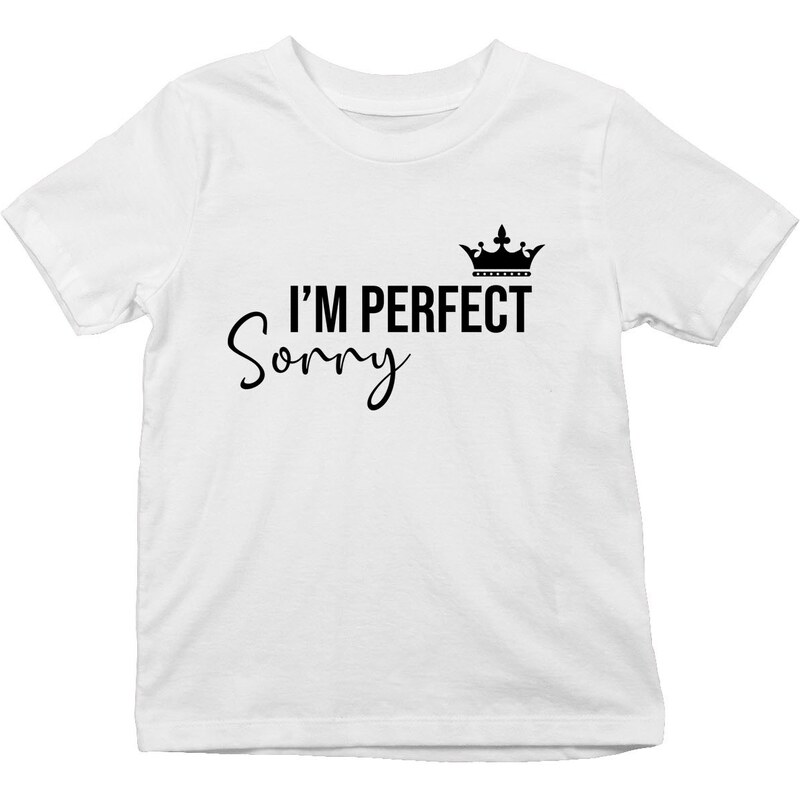 Garibald Im perfect, sorry - detské tričko s potlačou 60822098