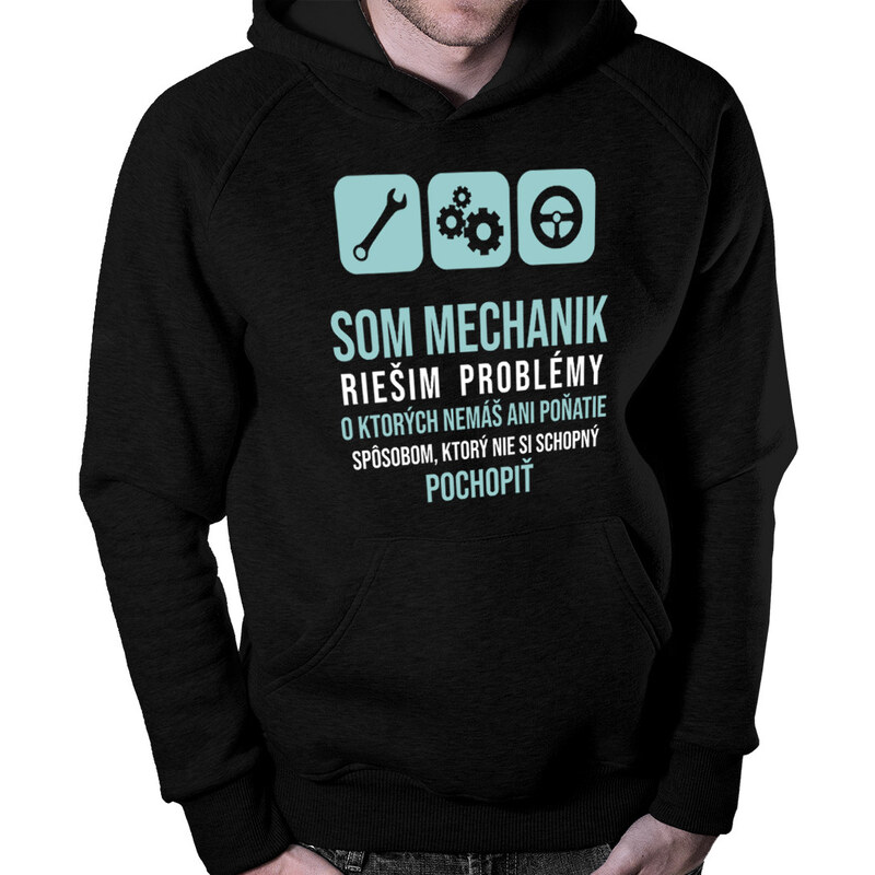 E-shop Garibald Som mechanik - riešim problémy - pánska mikina s