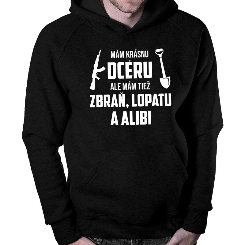 E-shop Garibald Mám krásnu dcéru - pánska mikina s potlačou
