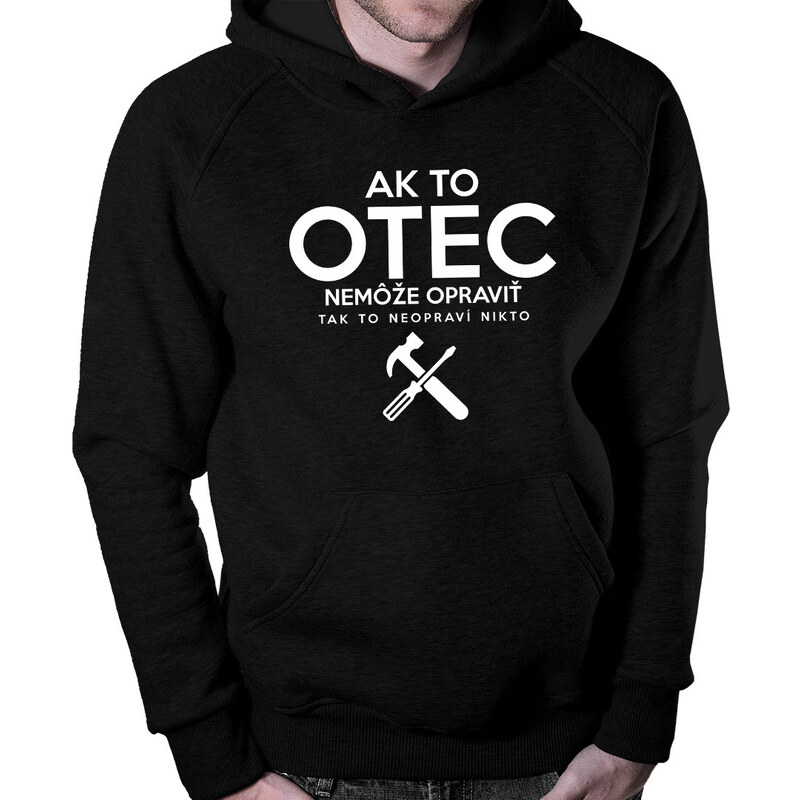 E-shop Garibald Ak to otec nemôže - pánska mikina s potlačou