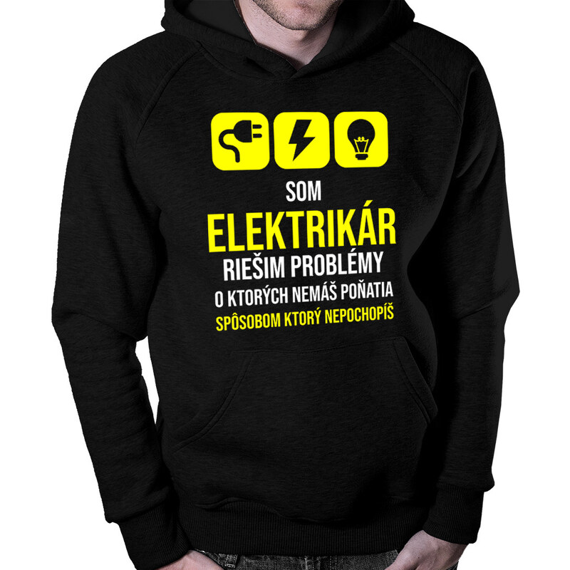 E-shop Garibald Som elektrikár - riešim problémy - pánska mikina s