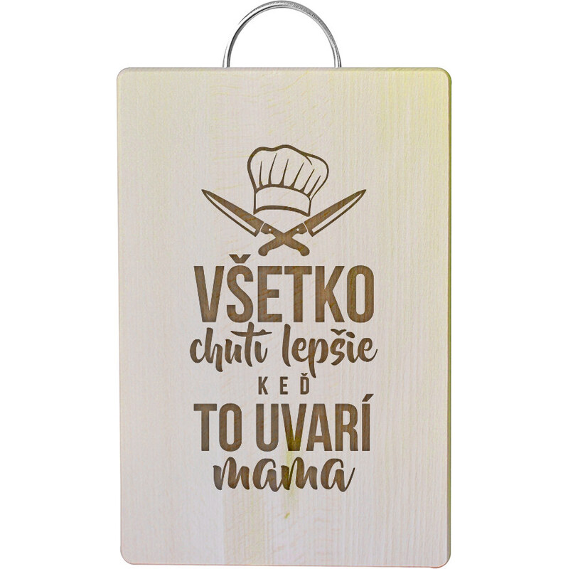 E-shop Garibald Všetko chutí lepšie, keď to uvarí mama - doska na