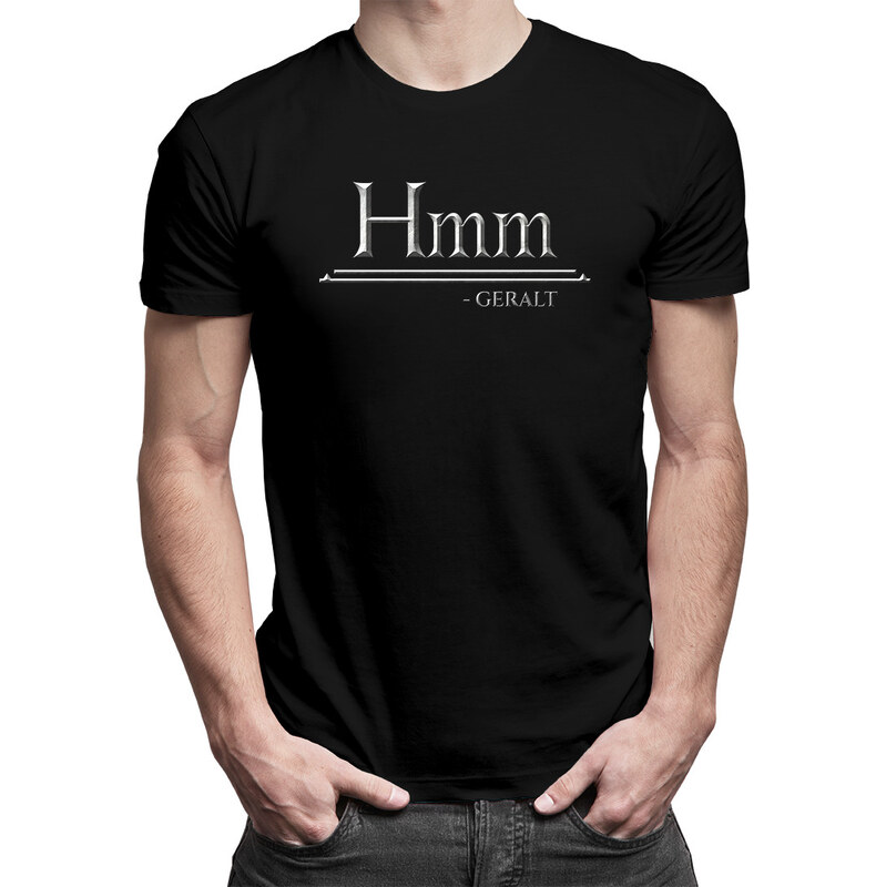 E-shop Garibald Hmm - Geralt - pánske tričko s potlačou