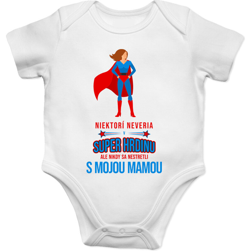 E-shop Garibald Niektorí neveria v super hrdinu - mama - body s