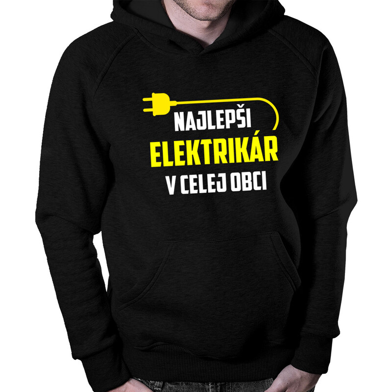 E-shop Garibald Najlepší elektrikár v celej obci - Pánska mikina s