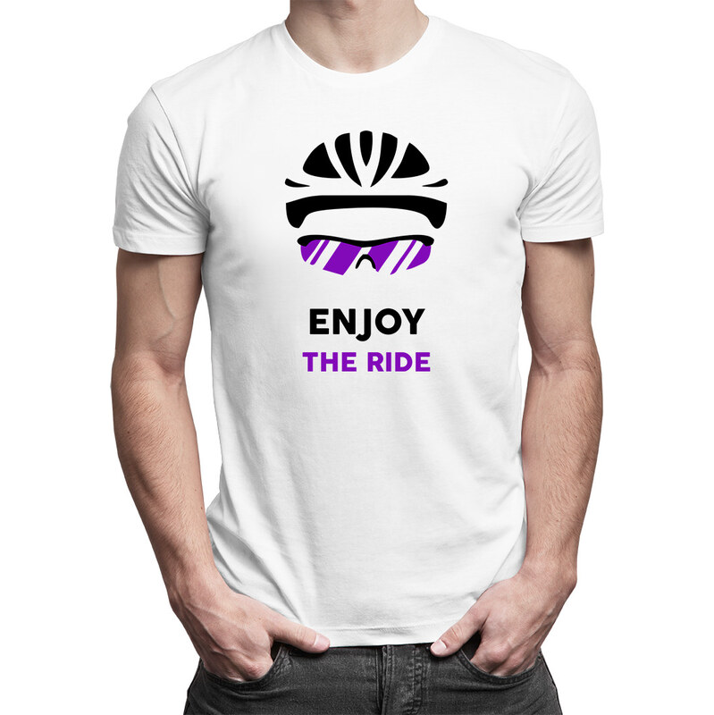 E-shop Garibald Enjoy the ride - Pánske tričko s potlačou