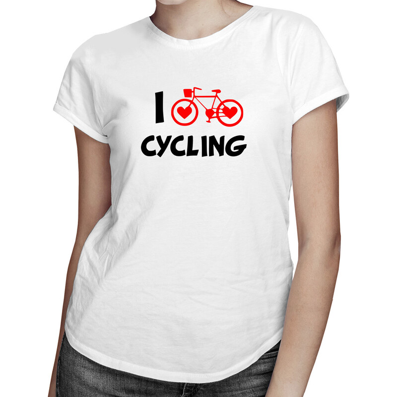 E-shop Garibald I love cycling - dámske tričko s potlačou