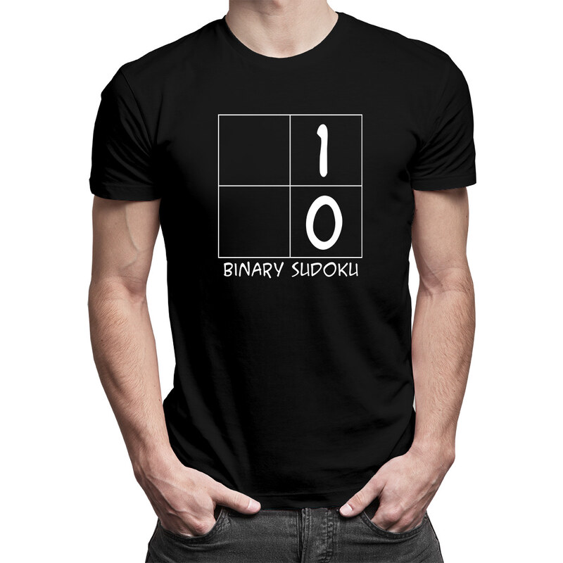 E-shop Garibald Binary Sudoku - Pánske tričko s potlačou