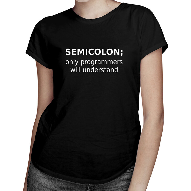 E-shop Garibald Semicolon - dámske tričko s potlačou