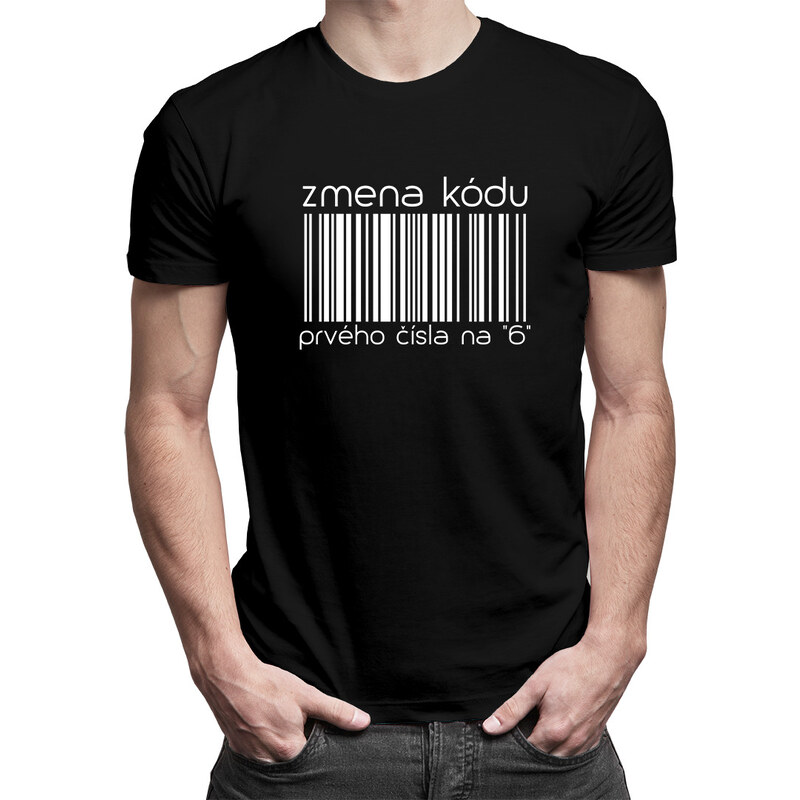 E-shop Garibald Zmena kódu prvého čísla na 6 - pánske tričko s potlačou