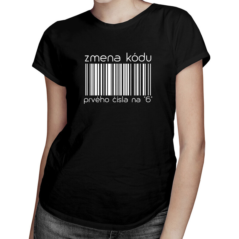 E-shop Garibald Zmena kódu prvého čísla na 6 - dámske tričko s potlačou