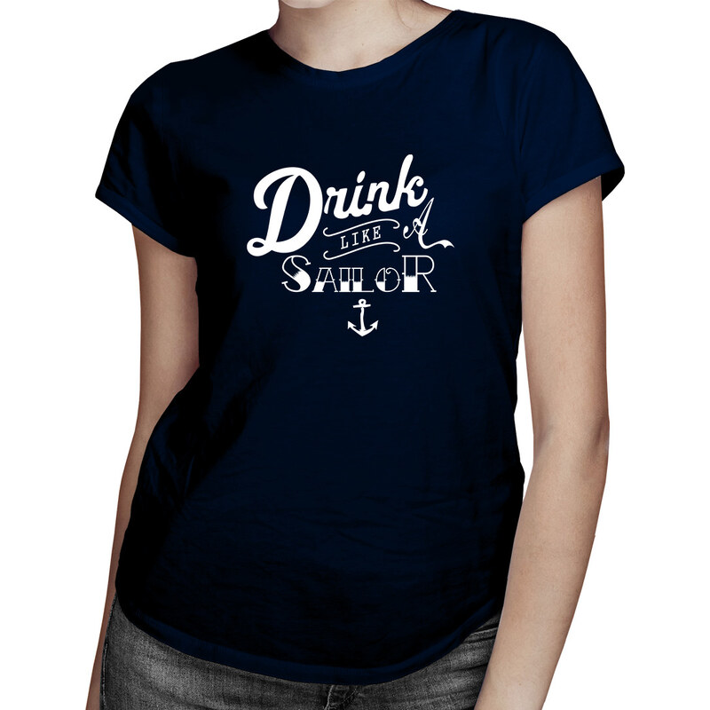 E-shop Garibald Drink like a sailor - dámske tričko s potlačou