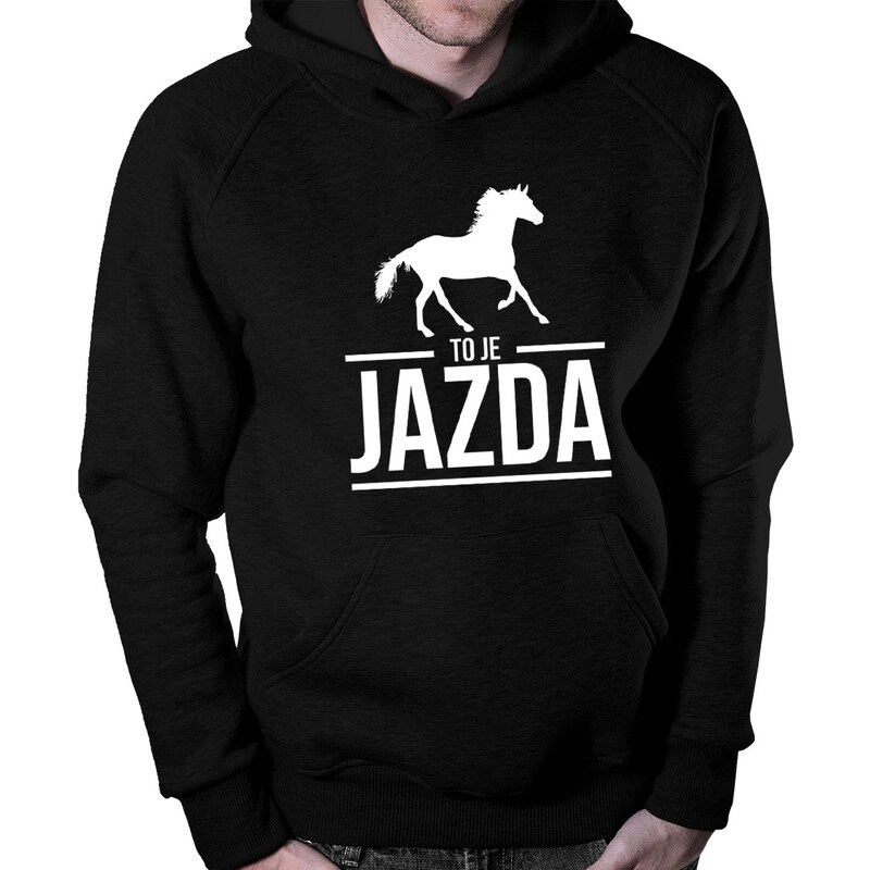 E-shop Garibald To je jazda - pánska mikina s potlačou