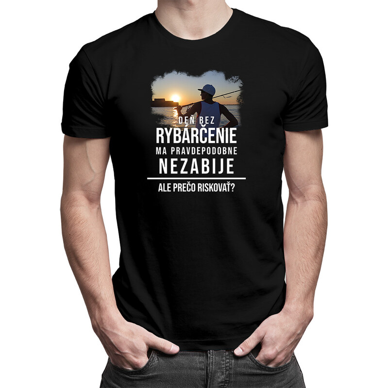 E-shop Garibald Deň bez rybárčenie - pánske tričko s potlačou