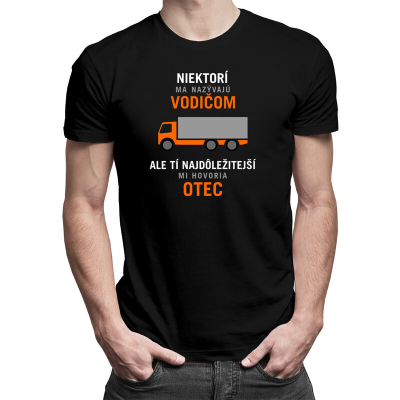 E-shop Garibald Niektorí ma nazývajú vodičom - otec - pánske tričko s