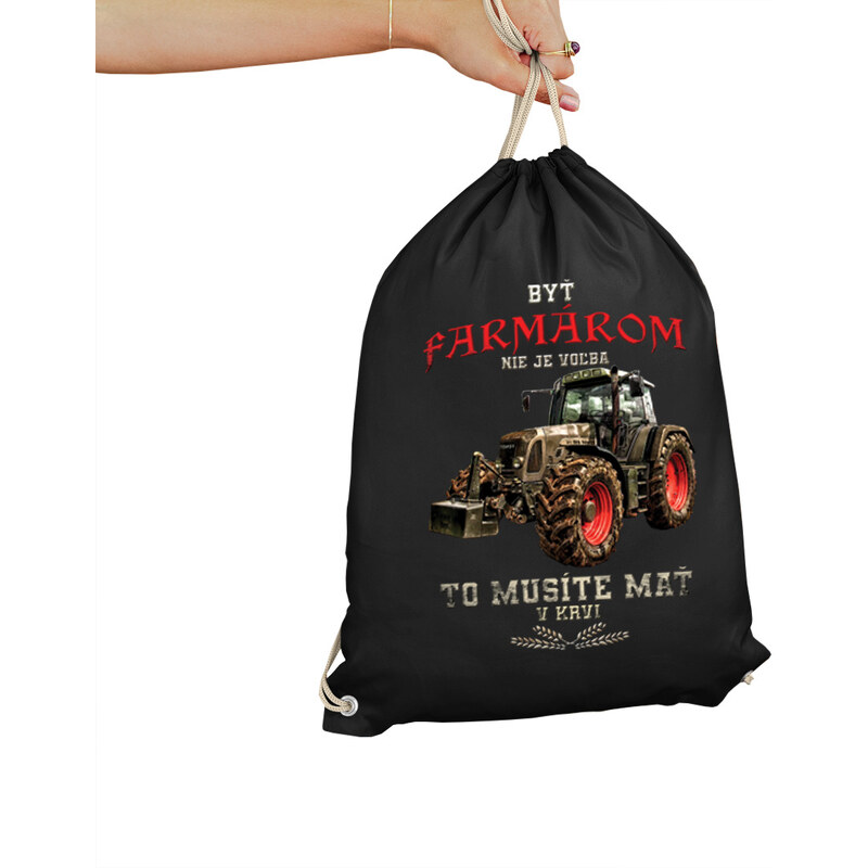 E-shop Garibald Byť farmárom nie je voľba, to musíte mať v krvi - vak s