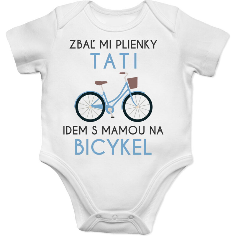 E-shop Garibald Zbaľ mi plienky, tati - idem s mamou na bicykel - body