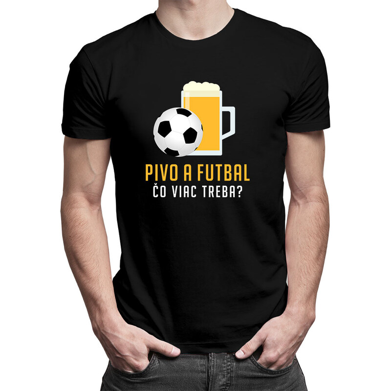 E-shop Garibald Pivo a futbal - čo viac treba? - pánske tričko s
