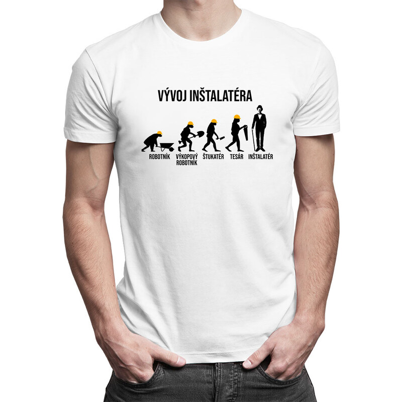 E-shop Garibald Vývoj inštalatéra - pánske tričko s potlačou