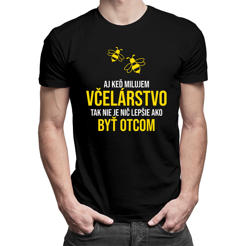 E-shop Garibald Aj keď milujem včelárstvo - pánske tričko s potlačou