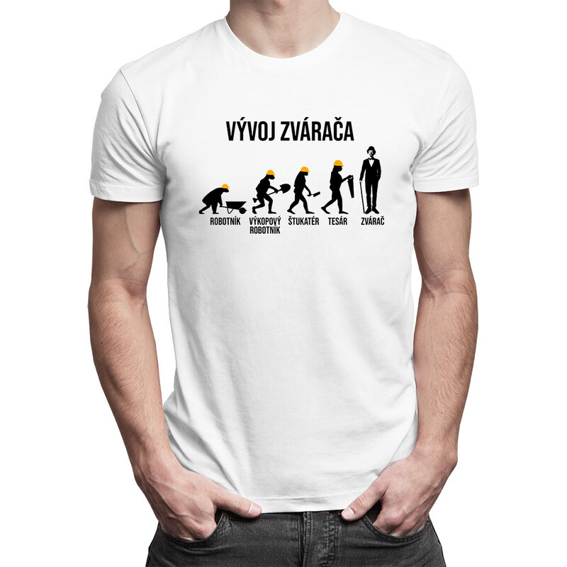 E-shop Garibald Vývoj zvárača - pánske tričko s potlačou