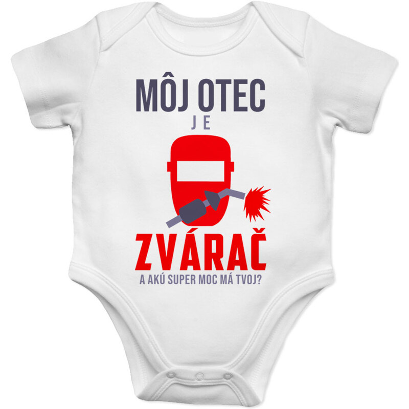 E-shop Garibald Môj otec je zvárač a akú super moc má tvoj? - body s