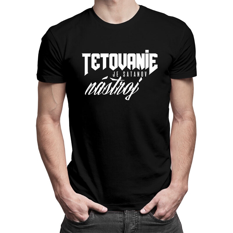 E-shop Garibald Tetovanie je satanov nástroj - pánske tričko s potlačou