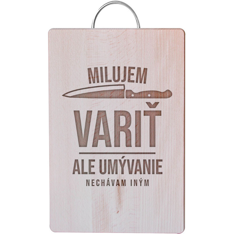 E-shop Garibald Milujem variť, ale umývanie nechávam iným - doska na