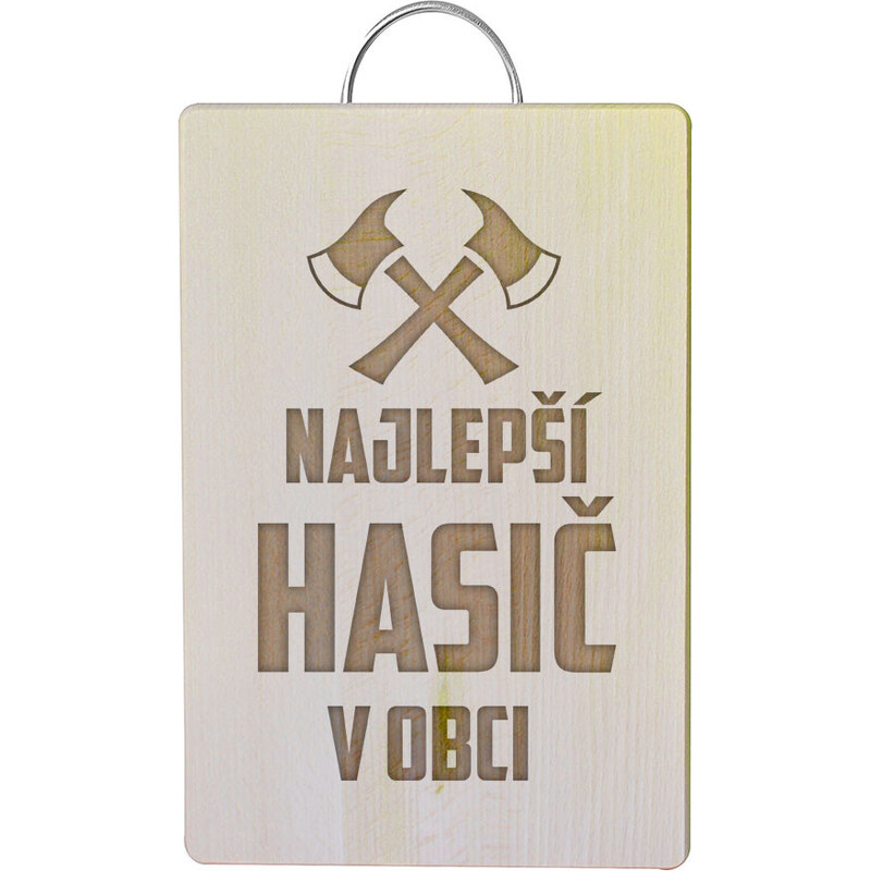 E-shop Garibald Najlepší hasič v obci - doska na krájanie